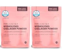 Multi Collagen Powder for Women - 10,000mg Type I, II, III, V & X Hydrolyzed Collagen Supplements for Women with Hyaluronic Acid, Vitamin C & Biotin, 30 Servings (Pack of 2)