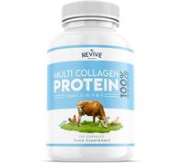 Multi Collagen Protein Capsules - 5 Types of Food Sourced Collagen Peptides - Hydrolysed Grass Fed Bovine, Wild Caught Marine & Free-Range C
