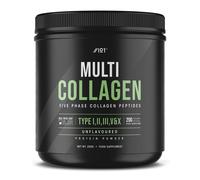 Multi Collagen Protein Powder (200g) - Types I, II, III, V & X - Hydrolyzed Grass Fed Bovine, Wild Caught Fish, & Free-Range Chicken & Eggshell Colla