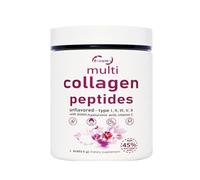Multi Collagen Protein Powder, Hydrolyzed Collagen Peptides | Type I,II,III,V,X with Biotin 10000mcg, Hyaluronic Acid, Vitamin C - Unflavored - Keto & Paleo Friendly, Easy Dissolve, Non-GMO