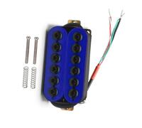 Multi Color Adjustable Metal Humbucker Pickup Neck/bridge Position Guitar Accessories Professional electric pickup(Blue Neck)