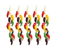 Multi Color Artificial Chili Garland Faux Pepper Decoration for Home and Special Occasions