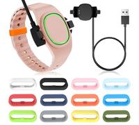 Multi-Color Band Keeper, Magic band locks, Silicone Fastener Rings Security Loop/Holder/Clips Compatible with Fitbit Charge/Charge HR/Garmin Vivofit/Disney Magic Bands 1.0/2.0 & More