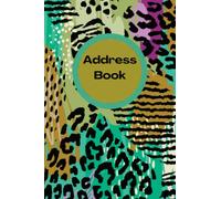 Multi-Color Black Animal Print Address Book for Networking, Business, and Social Contacts: Black Animal Print Address Book(6 x 9 inch, 150 pages, paperback)