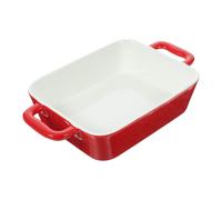 Multi Color Ceramic Lasagne Dish Compact Small Oven Baking Tray