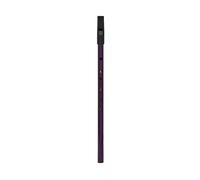 Multi Color Copper Traditional Irish Whistle Key of D, Metal Irish Whistle, Precision Machining for Accurate Sound and Pitch, Lightweight Blowing Instrument with Storage Pouch, Per (Purple)