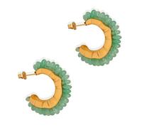 Multi Color Earrings Natural Stone Vintage Aesthetic Suitable For Matching Unique And Elegant Look Bohemia Ear Jewelry