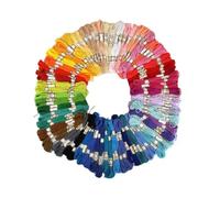 Multi Color Embroidery Floss 200/100/50 Anchor Similar DMC Cross Stitch Cotton Embroidery Thread Floss Sewing Skeins Craft Ideal for Arts & Crafts(25 Color)