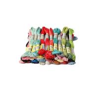 Multi Color Embroidery Floss 40 Selected Colors Set Seasons Collection Cotton Embroidery Floss 8.7 Yards Cross Stitch Stranded Mouline Thread Ideal for Arts & Crafts(40 Spring Colors)