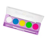 Multi Color Eye Liner Palettes Water Activated UV Glowing Face Paint With Brus Face Makeup For Halloween And Cosplay Multi Color Eye Liner Palette