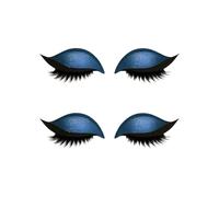 Multi-Color Eyelid Patches with False Lashes & Subtle Easy Daily Makeup Stickers for Beauty Not Mess False Eyelashes