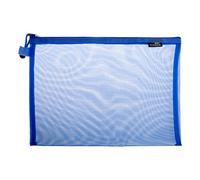 Multi-Color File Lock Nylon Wallets Zip-up Documents Mesh Storage Bag for Women Men Office School Home