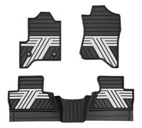 Multi-Color Floor Mats for Chevy Silverado GMC Sierra 2014-2018 Crew Cab | Fits Silverado/Sierra 1500 2014-2018 & 2500HD/3500HD 2015-2019 Crew Cab, All Weather Anti-Slip Waterproof Floor Liners