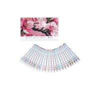 Multi-color Gel Pen Set - Scented Lava Gel Pen Set, 12/24/36/48 Color Pack, 1.0mm Scented Lava Pens, Smooth Ink Flow, for Coloring, Drawing, Painting, Sketching (24color)