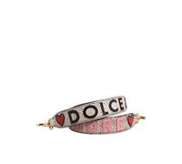 Multi-color Leather Shoulder Strap with Lobster Clasps - female - Dolce & Gabbana - Bag Accessories - Multicolor - ONE SIZE - Bags ONE SIZE