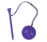 Multi Color Pattern Anti-lost Rope Golf Tee Umbrelble EVA Foam Golf Outdoor Golf Balls Fashion Print Funny Pattern Round Pendant Ball Holder Gift