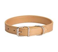 Multi-Color Pet Collar | Adjustable All-Season Collar for Dogs & Cats, Simple Design for Small Medium Large Dogs(Champagne,1.0X25cm)