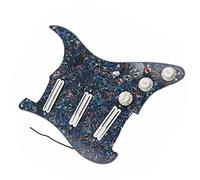 Multi Color Pickguard White Pickup Dual Hot Rail Humbucker Pickup Multifunction Pre-wired Pickguard Guitar Replacement Parts