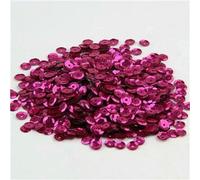 Multi Color Sequins Round Cup Sequin PVC Multi Size 4.0mm 5mm 6mm Paillettes Sewing Wedding Crafts Women Garments Accessories 10g-Rose red-5mm10g1200pcs
