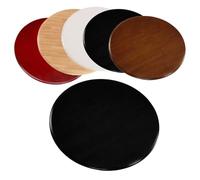 Multi Color Wooden Rotating Serving Tray 28in (70cm) Centerpiece Turntable for Dining Table Elegant Kitchen Decor Perfect for Parties and Entertaining