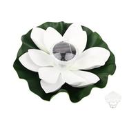 Multi-Colored Floating Lotus Light, White LED Color Changing Lotus Flower Lamp 28 cm Lotus Design with Plastic for Your Garden Pool or Pond
