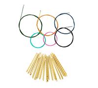 Multi Colored Nylon Classical Guitar Strings with Fretwires