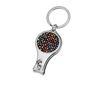 Multi Colored Polka Dots Nail Clippers Toenail Clipper Cutters Professional Nail Trimmer Nail Cuticle Cutter for Women Men