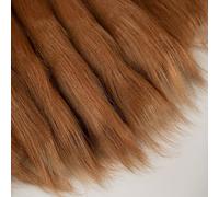 Multi Colored Soft Plush Material Long Pile 12cm Shaggy Fuzzy Faux Fur Fabric （50cm*180cm） for Craft Arts Supply Home Sewing Upholstery Cosplay Costumes DIY(10 Brown)