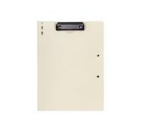 Multi-Colour A4 Folder Multifunctional Double-Clip Writing Pad Data Contracts Archives Finishing Office Supplies Wide Applications(Yellow)