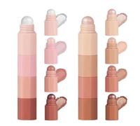 Multi-Colour Cream Eyeshadow Sticks, Matte and Shimmer B Set | Waterproof, long-lasting and blendable, natural finish, multi-use eye pencil for daily make-up and travel
