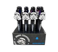 Puckator The Original Stormtrooper Multi Colour Pen with Charm - Great Gifts for Students From Teachers - Multicolour Pen - End of term Gifts for Pupils - Multi Coloured Pen as Class Gifts - 6 in 1