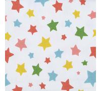 (Multi colour) Pure Cotton Stars Fabric 150cm Wide