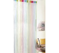 Multi-Colour & Silver String Door Curtain 90 x 200cm