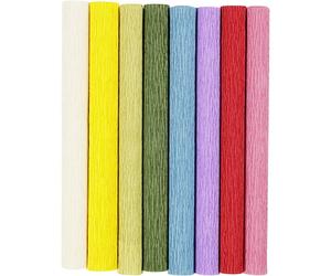 Multi-Coloured Crepe Paper Pack of 8 (US IMPORT)