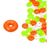 Multi-Coloured Fishing Beads 8mm for Rig Making | for 400-piece for value pack, concave and convex shapes, secure float positioning, ideal for rig assembly
