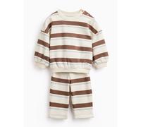 Multi-Coloured Hooped Stripe Jogging Set 9-12 months