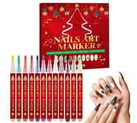 Multi-coloured Pens - Mini Nail Paint Kit 0.3 mm, Creative Tools for Women | Precise Nail Decoration Home Salon Workshop Hobbies Unique Art Creation Refinement