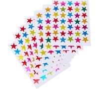Multi Coloured Star Stickers for Reward Kids Well Done Merit Charts Home School Teachers Office, 1000 Pack, Self-Adhesive