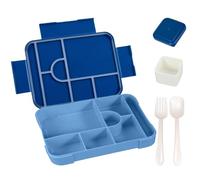 Multi Compartment Bento Box Meal Prep Containers with Lids School Lunches Microwave Safe Lunch Containers Multiple Sections for Students