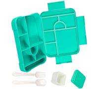 Multi Compartment Bento Box Meal Prep Containers with Lids School Lunches Microwave Safe Lunch Containers Multiple Sections for Students