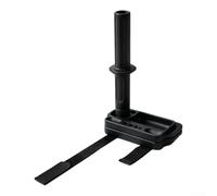 Multi-Compartment Bike Repair Tray 13.2x7.3cm Plastic | for Quick release design, fits road and mountain bikes, prevents tool loss, stable silicone base, easy install(black)
