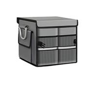 Multi-Compartment Car Boot Tidy for Honda Civic Type R Mugen/HR-V/CR-V e:FCEV 2024-, with Foldable Cover and & Strong Handle & Reflective Strip,B 28L-B