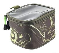 Multi-Compartment Fishing Reel Bag Using Waterproof Oxford Fabric And Transparent PVC Panels For Functional And Accessible Storage(C)
