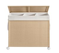 Multi-compartment laundry basket