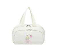 Multi Compartment Makeup Bag with Handle and Wear Resistant Toiletry Bag Cosmetic Bags for Efficient Beauty Routine Travel Case
