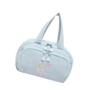 Multi Compartment Makeup Bag with Handle and Wear Resistant Toiletry Bag Cosmetic Bags for Efficient Beauty Routine Travel Case