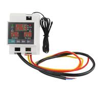 Multi Control Mode Thermostat DIN Rail Mounted Triple Display Industrial Residential Temperature Controller Thermostat PID/Switch Control