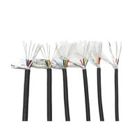 Multi-Core Twisted Pair Wire, UL2464 Shielded Twisted Pair Cable 22-26 AWG 2-8 Cores 2-10 Meters for Channel Audio Line(2 MS-8 CORES 24 AWG)