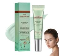 Multi-Correction CC Cream,Color Correcting Cream with SPF 25,Tinted Moisturiser & Concealer Full Coverage,Anti-Redness Green Tint Foundation,Serum Foundation Skin Tint for Mature Skin