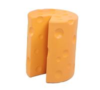 Multi Creative Cheese Shape and a Vintage Style Shoe Changing Stool, Comfortable Sitting Experience for Various Spaces Like Hallways and Living Rooms